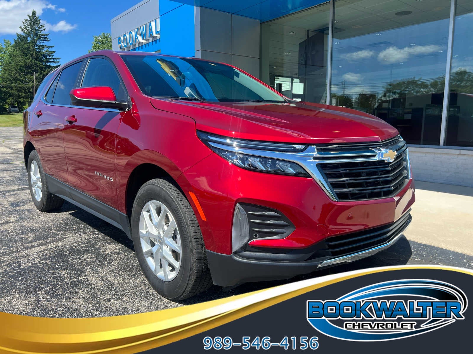 2024 Chevrolet Equinox LT in Radiant Red Tintcoat — front three-quarter view